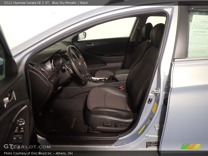 Blue Sky Metallic / Black 2011 Hyundai Sonata SE 2.0T