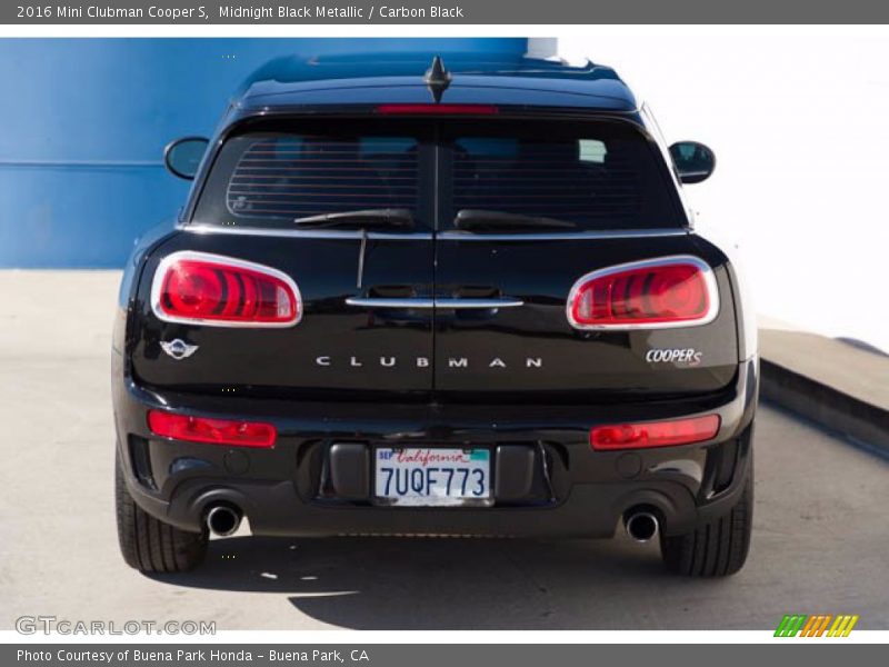 Midnight Black Metallic / Carbon Black 2016 Mini Clubman Cooper S