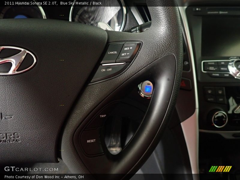 Blue Sky Metallic / Black 2011 Hyundai Sonata SE 2.0T
