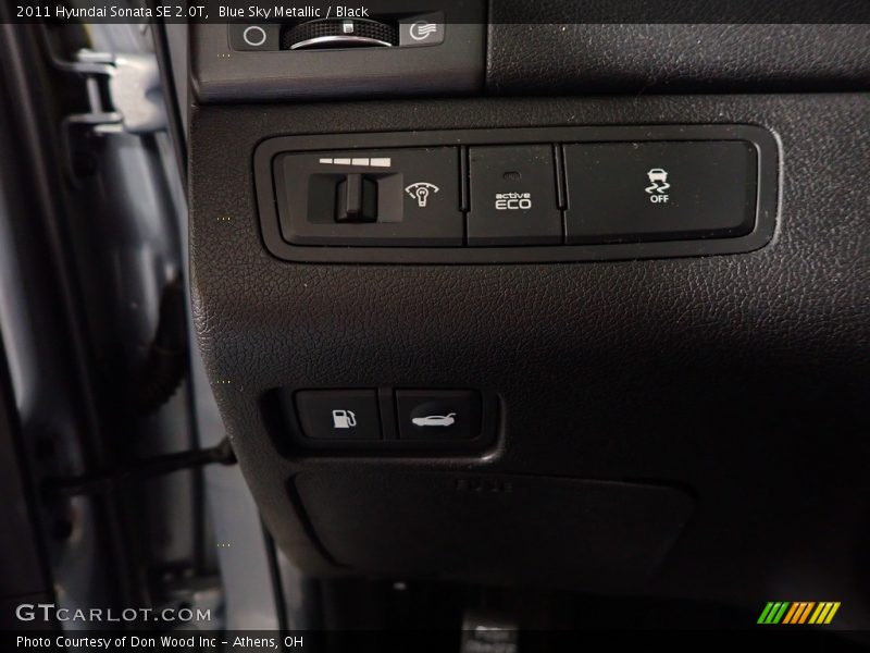 Blue Sky Metallic / Black 2011 Hyundai Sonata SE 2.0T
