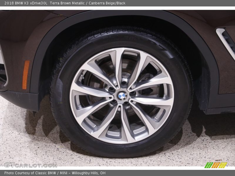 Terra Brown Metallic / Canberra Beige/Black 2018 BMW X3 xDrive30i