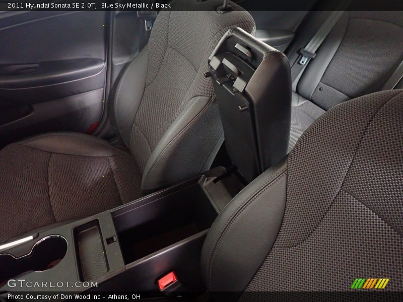 Blue Sky Metallic / Black 2011 Hyundai Sonata SE 2.0T