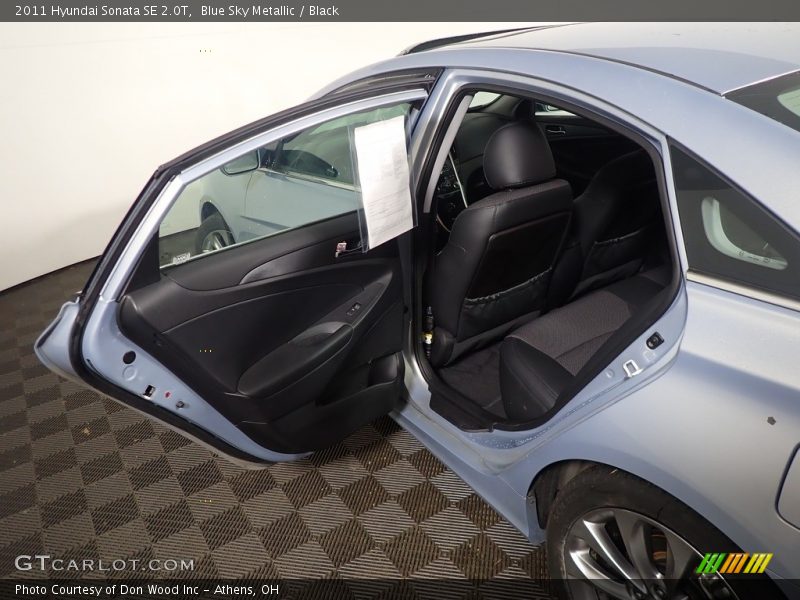 Blue Sky Metallic / Black 2011 Hyundai Sonata SE 2.0T