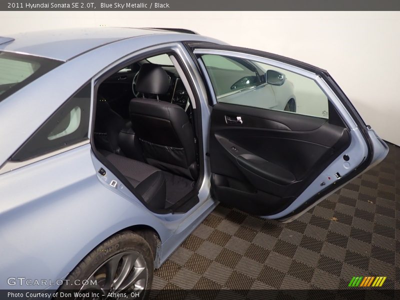 Blue Sky Metallic / Black 2011 Hyundai Sonata SE 2.0T