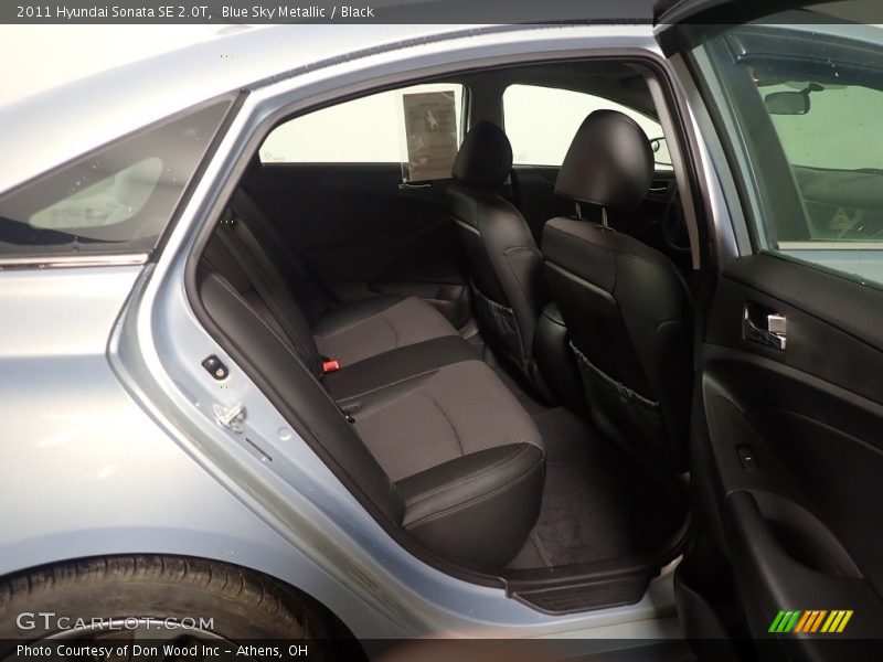 Blue Sky Metallic / Black 2011 Hyundai Sonata SE 2.0T