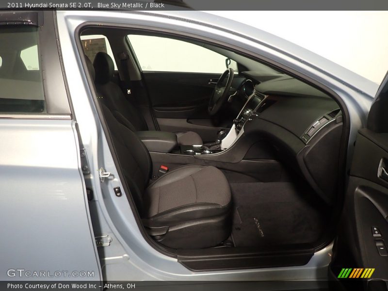 Blue Sky Metallic / Black 2011 Hyundai Sonata SE 2.0T