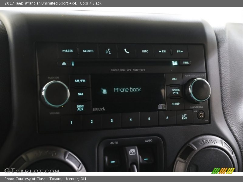 Gobi / Black 2017 Jeep Wrangler Unlimited Sport 4x4