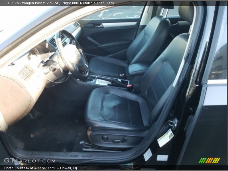 Night Blue Metallic / Titan Black 2012 Volkswagen Passat 2.5L SE