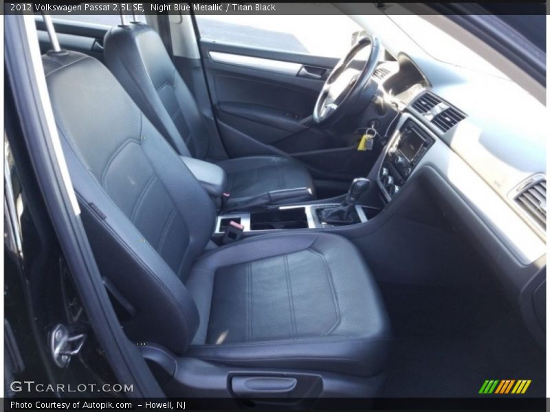 Night Blue Metallic / Titan Black 2012 Volkswagen Passat 2.5L SE