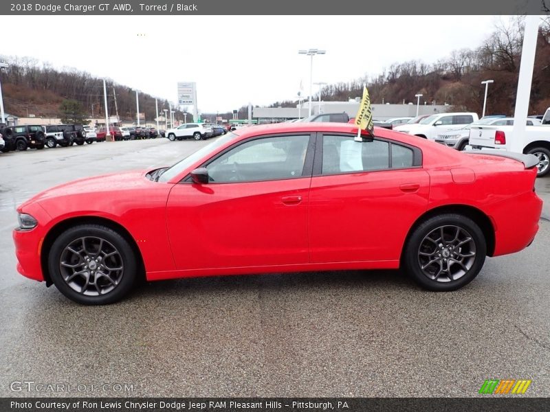 Torred / Black 2018 Dodge Charger GT AWD