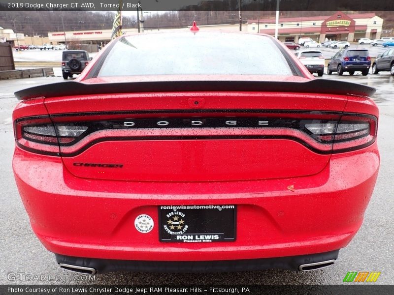 Torred / Black 2018 Dodge Charger GT AWD