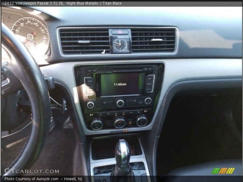 Night Blue Metallic / Titan Black 2012 Volkswagen Passat 2.5L SE
