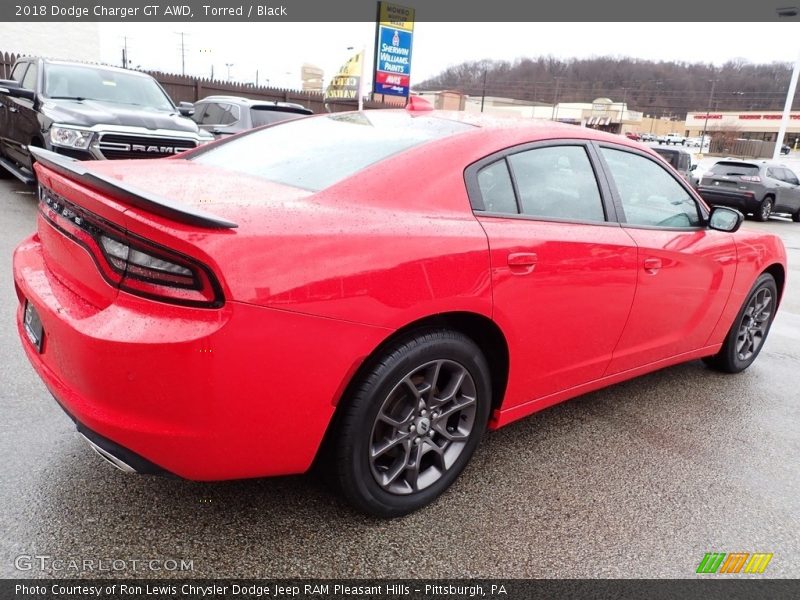 Torred / Black 2018 Dodge Charger GT AWD