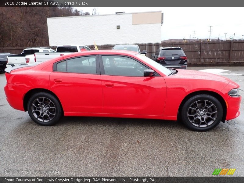 Torred / Black 2018 Dodge Charger GT AWD