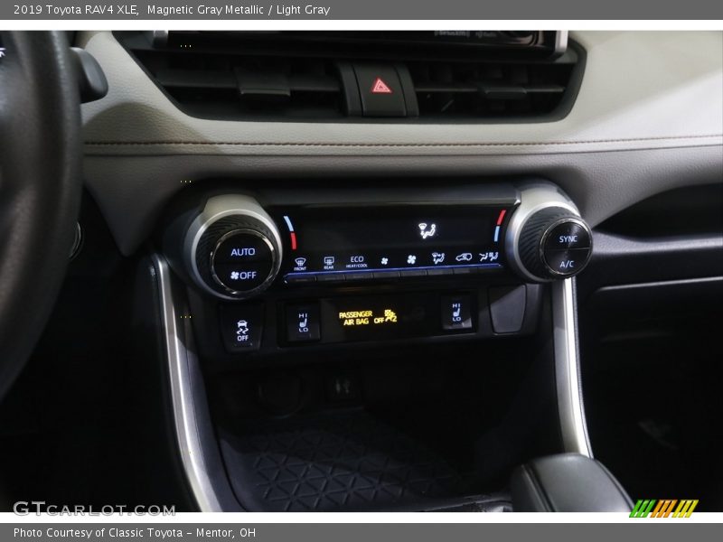 Magnetic Gray Metallic / Light Gray 2019 Toyota RAV4 XLE