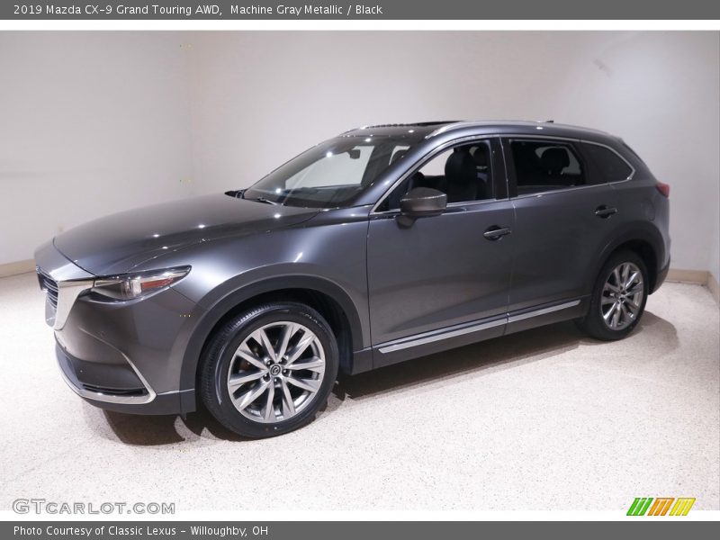 Machine Gray Metallic / Black 2019 Mazda CX-9 Grand Touring AWD