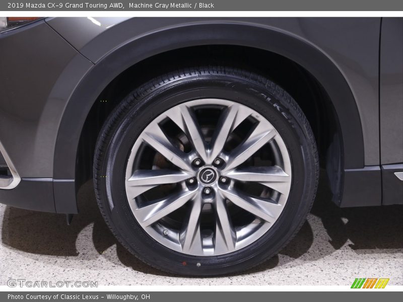 Machine Gray Metallic / Black 2019 Mazda CX-9 Grand Touring AWD