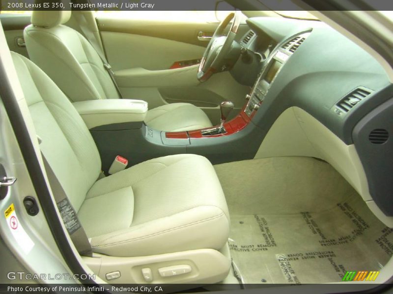 Tungsten Metallic / Light Gray 2008 Lexus ES 350