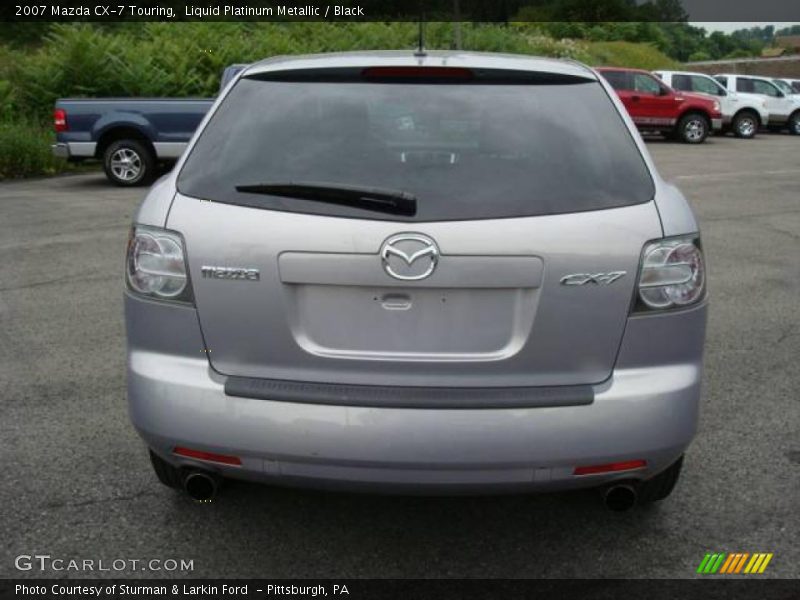 Liquid Platinum Metallic / Black 2007 Mazda CX-7 Touring