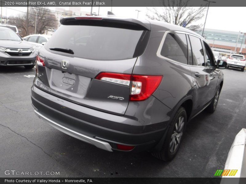 Crystal Black Pearl / Black 2020 Honda Pilot EX-L AWD