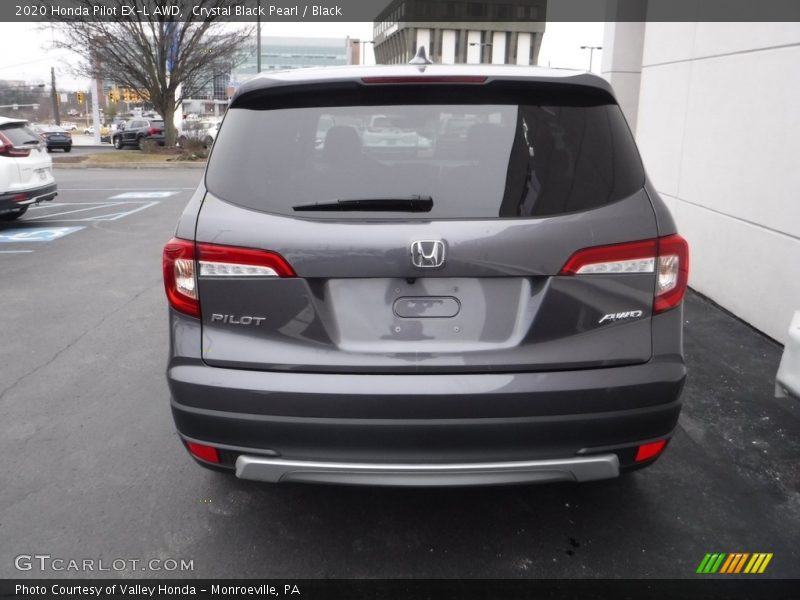 Crystal Black Pearl / Black 2020 Honda Pilot EX-L AWD