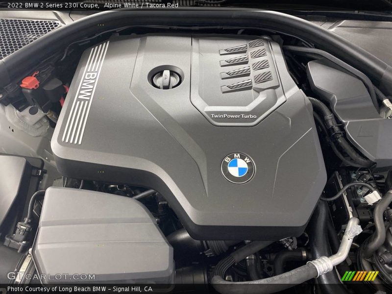 Alpine White / Tacora Red 2022 BMW 2 Series 230i Coupe