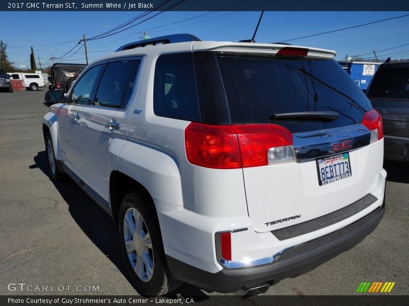 Summit White / Jet Black 2017 GMC Terrain SLT