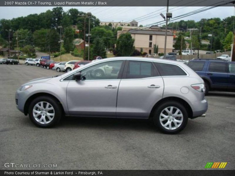 Liquid Platinum Metallic / Black 2007 Mazda CX-7 Touring