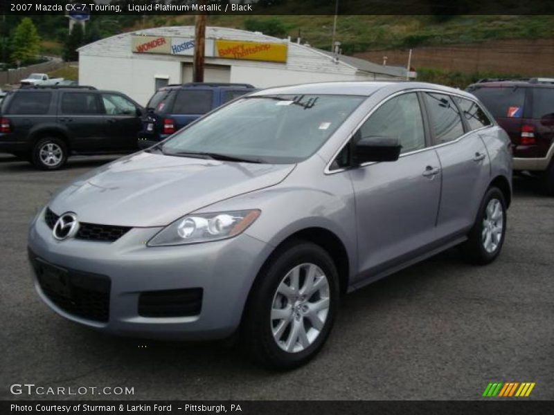 Liquid Platinum Metallic / Black 2007 Mazda CX-7 Touring