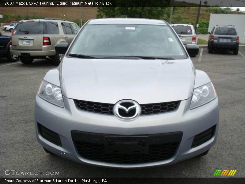 Liquid Platinum Metallic / Black 2007 Mazda CX-7 Touring