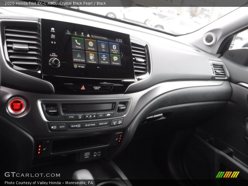 Crystal Black Pearl / Black 2020 Honda Pilot EX-L AWD