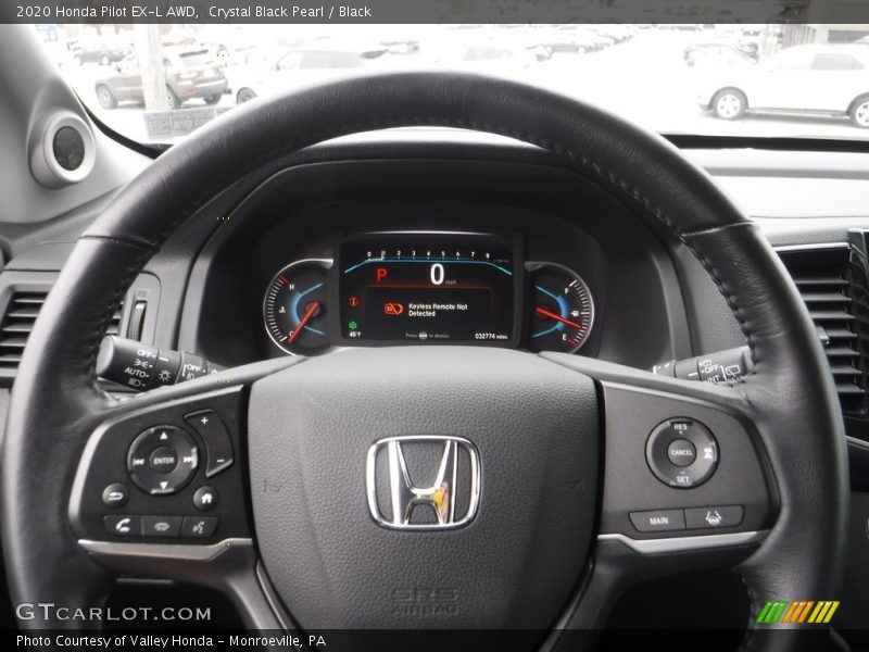 Crystal Black Pearl / Black 2020 Honda Pilot EX-L AWD
