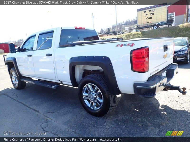 Summit White / Dark Ash/Jet Black 2017 Chevrolet Silverado 3500HD Work Truck Crew Cab 4x4