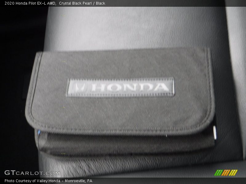 Crystal Black Pearl / Black 2020 Honda Pilot EX-L AWD