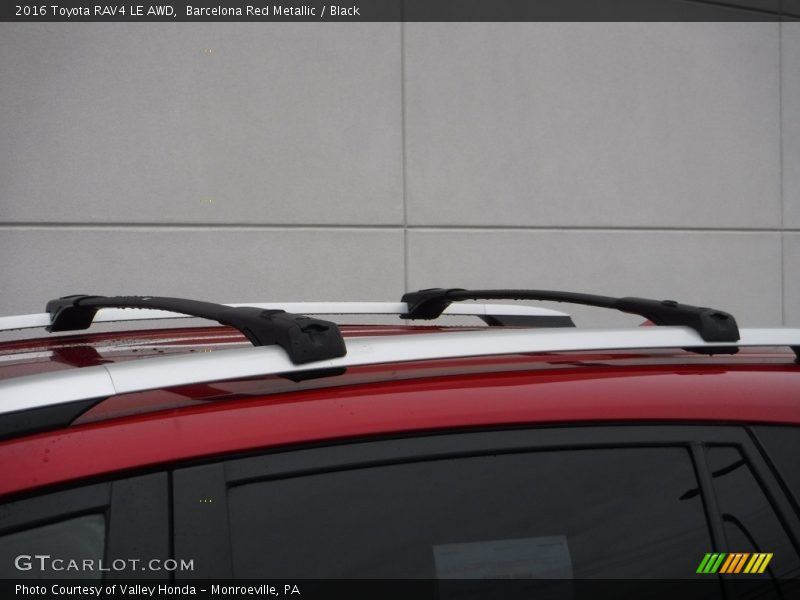 Barcelona Red Metallic / Black 2016 Toyota RAV4 LE AWD