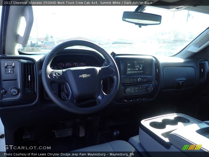 Summit White / Dark Ash/Jet Black 2017 Chevrolet Silverado 3500HD Work Truck Crew Cab 4x4