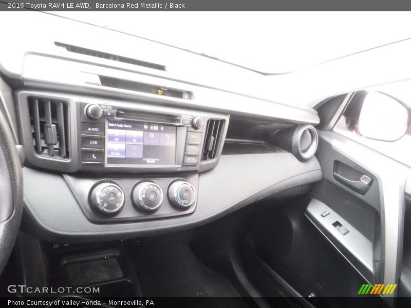 Barcelona Red Metallic / Black 2016 Toyota RAV4 LE AWD