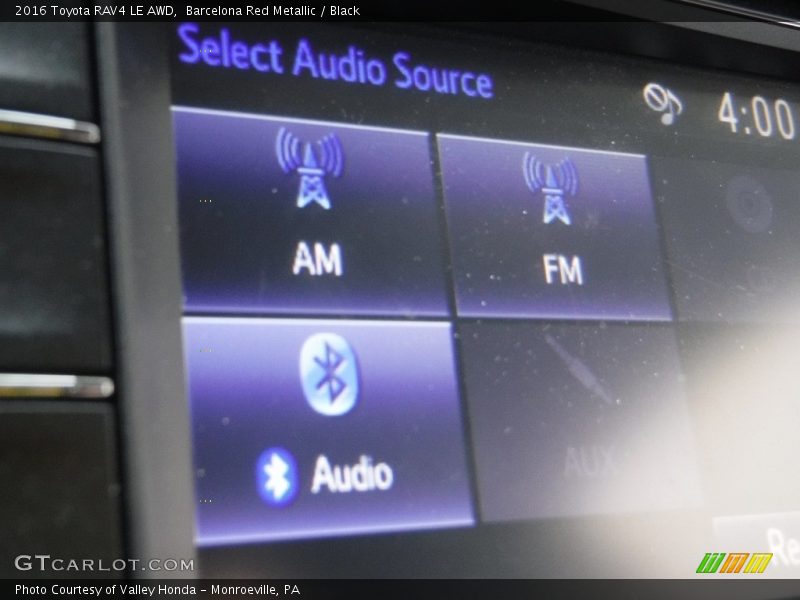 Barcelona Red Metallic / Black 2016 Toyota RAV4 LE AWD