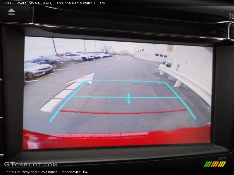 Barcelona Red Metallic / Black 2016 Toyota RAV4 LE AWD