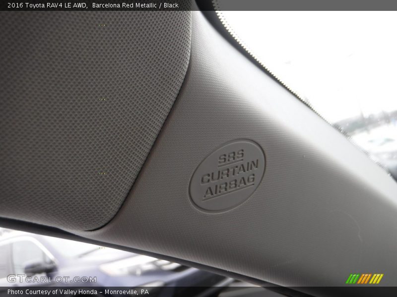 Barcelona Red Metallic / Black 2016 Toyota RAV4 LE AWD