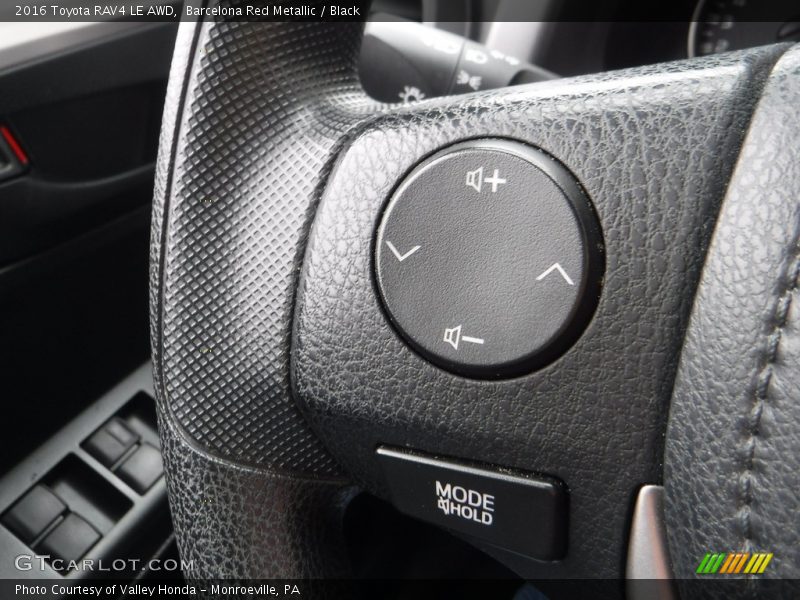 Barcelona Red Metallic / Black 2016 Toyota RAV4 LE AWD