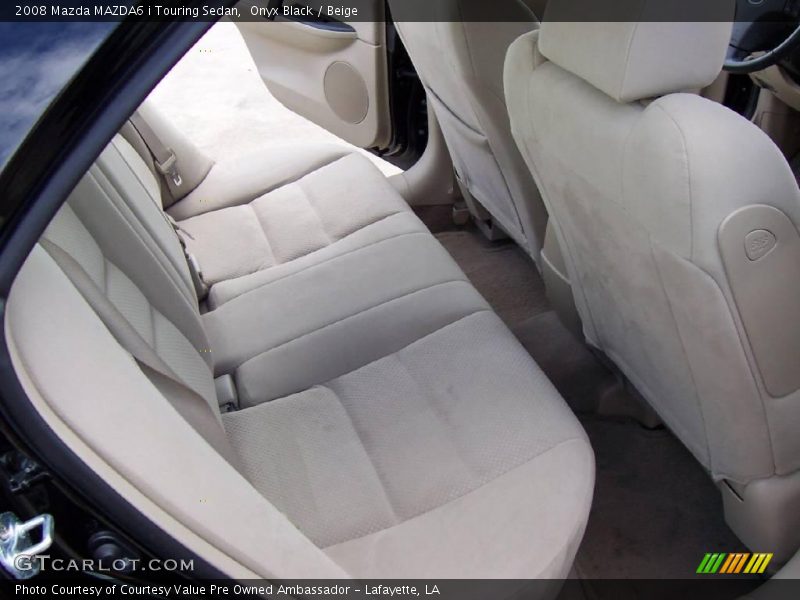 Onyx Black / Beige 2008 Mazda MAZDA6 i Touring Sedan