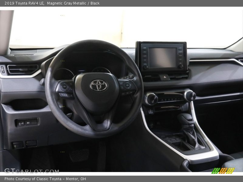 Magnetic Gray Metallic / Black 2019 Toyota RAV4 LE