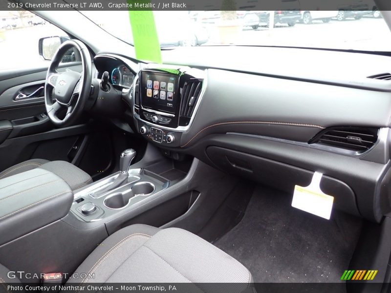 Graphite Metallic / Jet Black 2019 Chevrolet Traverse LT AWD