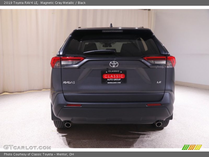 Magnetic Gray Metallic / Black 2019 Toyota RAV4 LE