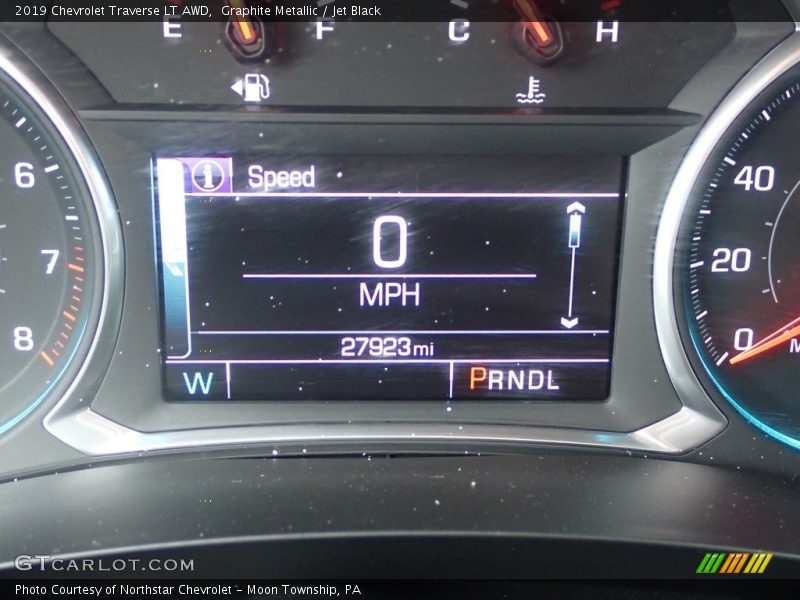 Graphite Metallic / Jet Black 2019 Chevrolet Traverse LT AWD