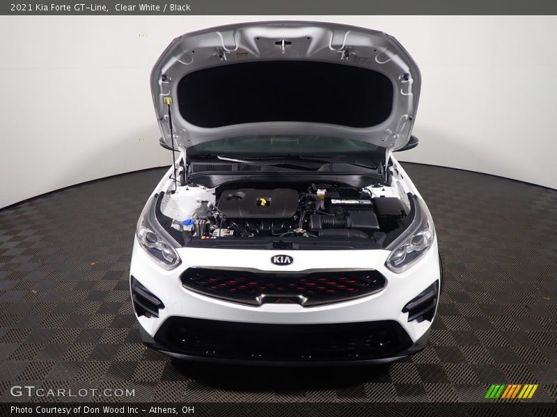 Clear White / Black 2021 Kia Forte GT-Line
