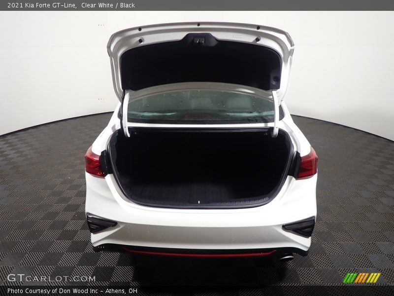 Clear White / Black 2021 Kia Forte GT-Line