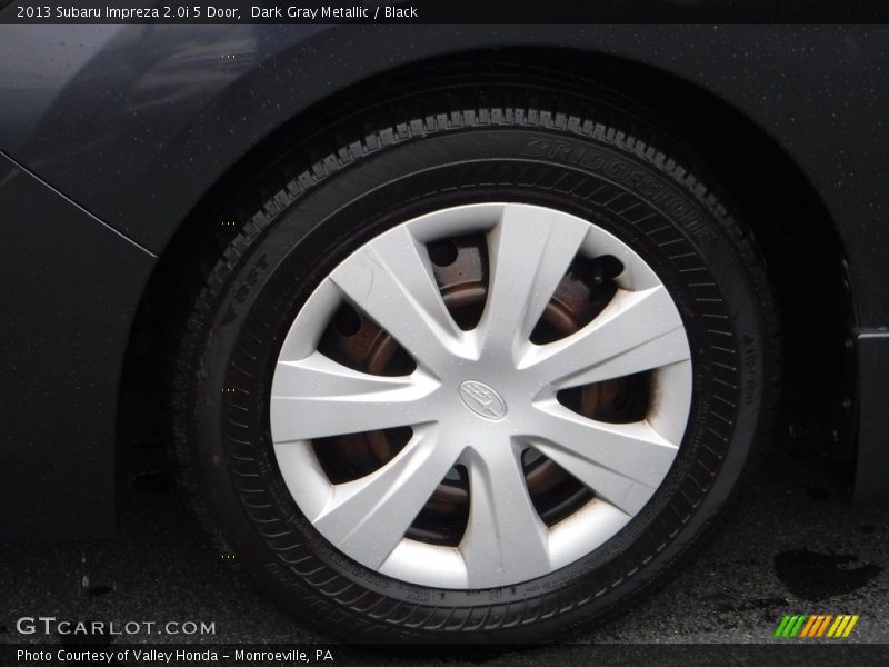 Dark Gray Metallic / Black 2013 Subaru Impreza 2.0i 5 Door
