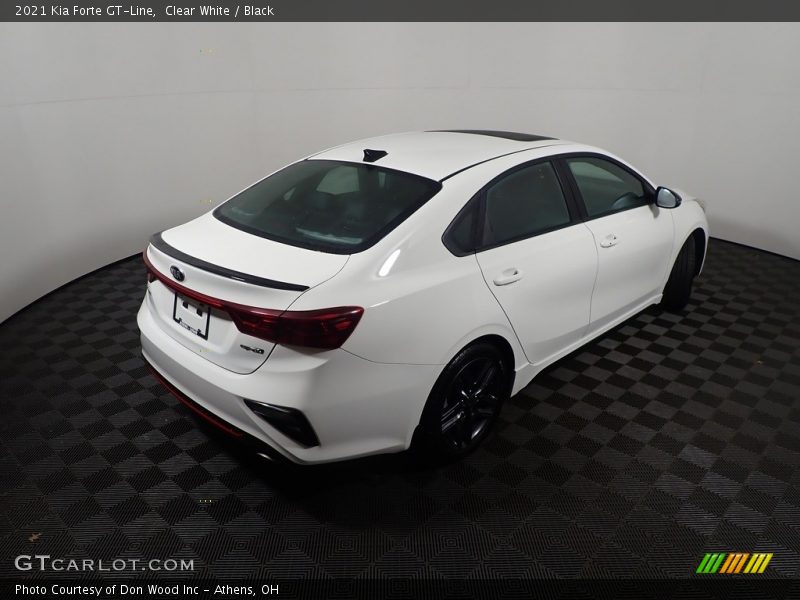 Clear White / Black 2021 Kia Forte GT-Line